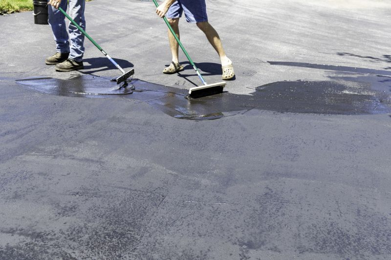 Sealant Application on Residential Driveways